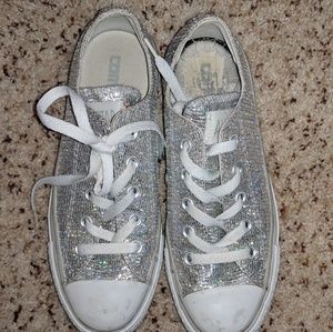 Glittery Converse shoes